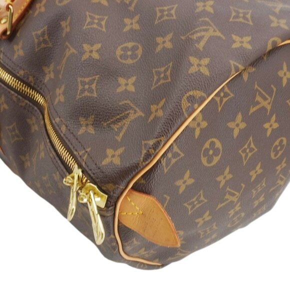 Louis Vuitton  Keepall 55 Monogram Canvas Boston Bag Brown - Picture 6 of 12